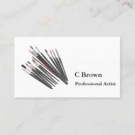 Kundenspezifischer beruflicher Künstler Visitenkarte