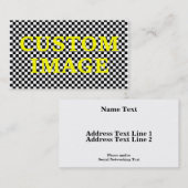 Kundenspezifischer Bild-und Gewohnheits-Text Visitenkarte (Vorne/Hinten)