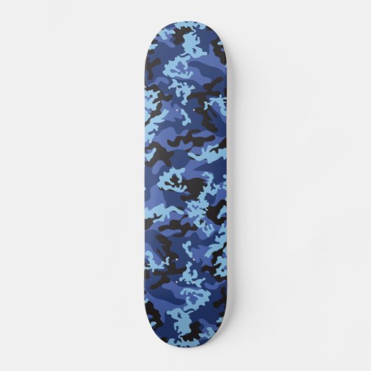 Kundenspezifischer blauer CamouflageSkateboard Skateboard (Vorderseite)