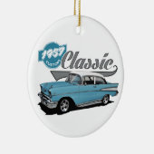 Kundenspezifischer blauer Klassiker Keramik Ornament (Rechts)