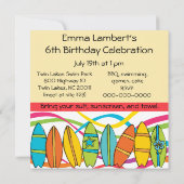 Kundenspezifischer blonder einladung (Rückseite)