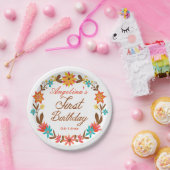 Kundenspezifischer BlumenKranz-1. Pappteller (Party)