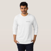 Kundenspezifischer Boots-Name mit Diagramm und T-Shirt (Vorne ganz)