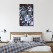 Kundenspezifischer Chopper-Motor Leinwanddruck (Insitu (Schlafzimmer))