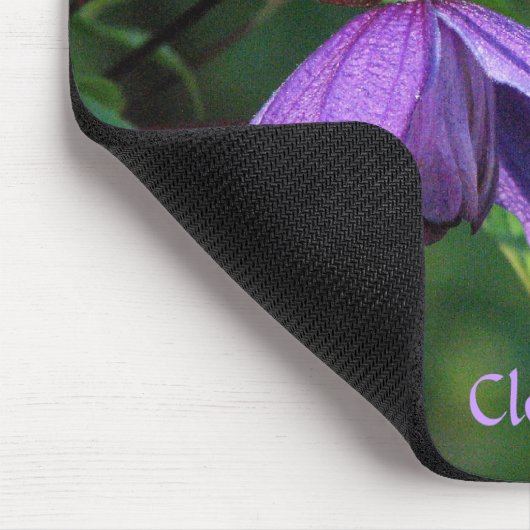 Kundenspezifischer Clematis Mousepad (Ecke)