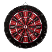 Kundenspezifischer Dartboard 2/28/16 Dartscheibe (vorne)