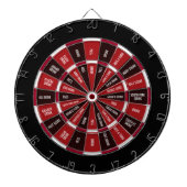 Kundenspezifischer Dartboard 3/17/16 Dartscheibe (vorne)