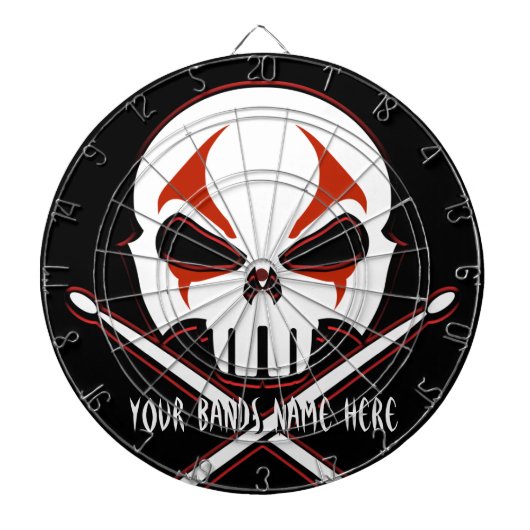 Kundenspezifischer Dartboard-cooler Felsen u. Dartscheibe (vorne)