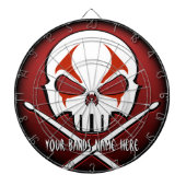 Kundenspezifischer Dartboard-cooler Felsen u. Dartscheibe (vorne)