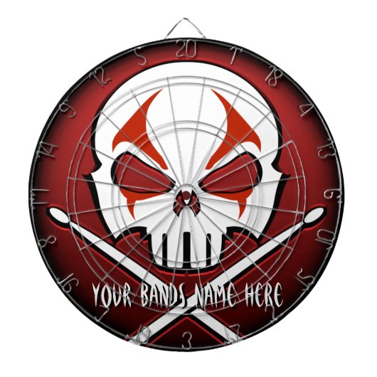 Kundenspezifischer Dartboard-cooler Felsen u. Dartscheibe (vorne)