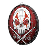 Kundenspezifischer Dartboard-cooler Felsen u. Dartscheibe (Vorderseite rechts)