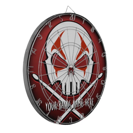 Kundenspezifischer Dartboard-cooler Felsen u. Dartscheibe (Vorderseite Links)