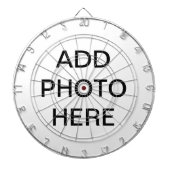 Kundenspezifischer Dartboard - FÜGEN Sie ein FOTO Dartscheibe (vorne)