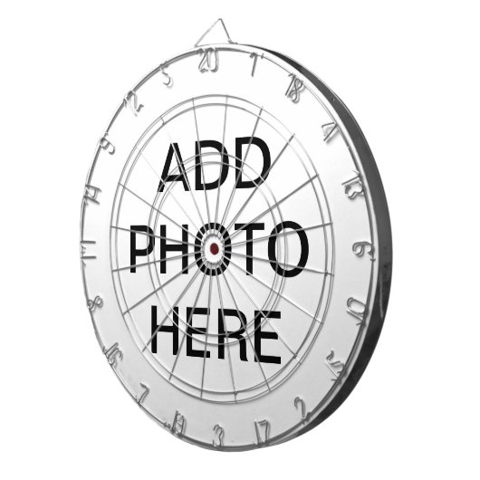 Kundenspezifischer Dartboard - FÜGEN Sie ein FOTO Dartscheibe (Vorderseite rechts)