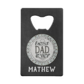 Kundenspezifischer der Vatertags-bester Geldbeutel Flaschenöffner (Rückseite)