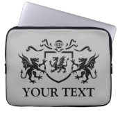Kundenspezifischer DracheBlazon Laptopschutzhülle (Vorderseite)