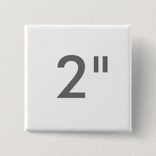 Kundenspezifischer Druck 2" quadratische Button