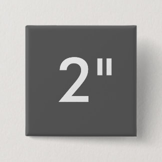 Kundenspezifischer Druck 2" quadratisches Button
