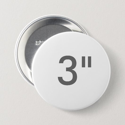 Kundenspezifischer Druck 3" große runde Button (Vorne & Hinten)