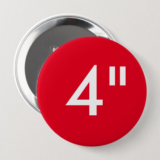 Kundenspezifischer Druck 4" enorme runde Button (Vorne & Hinten)