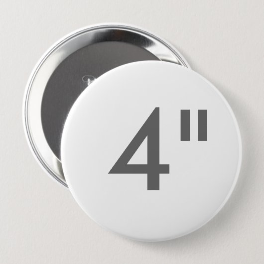 Kundenspezifischer Druck 4" enorme runde Button (Vorne & Hinten)