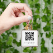 Kundenspezifischer erstklassiger quadratischer schlüsselanhänger (Hand)