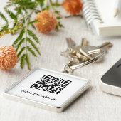 Kundenspezifischer erstklassiger quadratischer schlüsselanhänger (Seite)