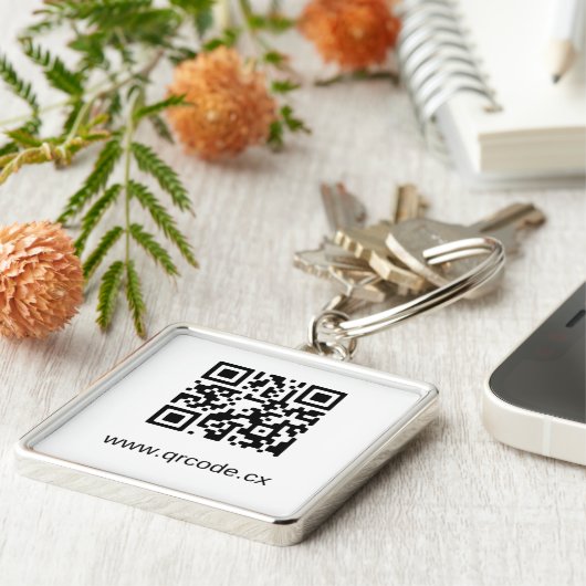 Kundenspezifischer erstklassiger quadratischer schlüsselanhänger (Seite)