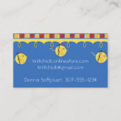 Kundenspezifischer Farbball der Visitenkarte (Rückseite)