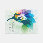 Kundenspezifischer Farbschutz-FleeceThrow Fleecedecke (Vorderseite (Horizontal))