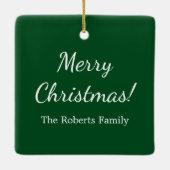 Kundenspezifischer Feiertag Monogramm der Keramikornament (Rückseite)