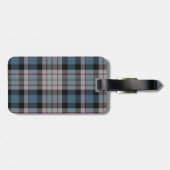 Kundenspezifischer Fergusontartan-karierter Gepäckanhänger (Rückseite horizontal)