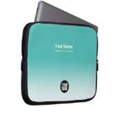 Kundenspezifischer Firmenname, Job, Logo-Farbverla Laptopschutzhülle (Vorne Rechts)