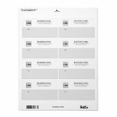 Kundenspezifischer Firmenname und Logo-Mailing (Vorne)