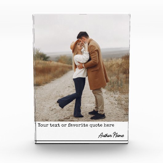 Kundenspezifischer Foto-Block für Valentine & Birt Fotoblock (Vorderseite)