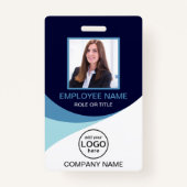 Kundenspezifischer Foto QR-Code für Firmenmitarbei Ausweis (Vorderseite)