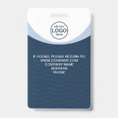 Kundenspezifischer Foto QR-Code für Firmenmitarbei Ausweis (Rückseite)