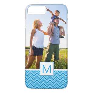 Kundenspezifischer Foto-u. Monogramm-Zickzack Case-Mate iPhone Hülle