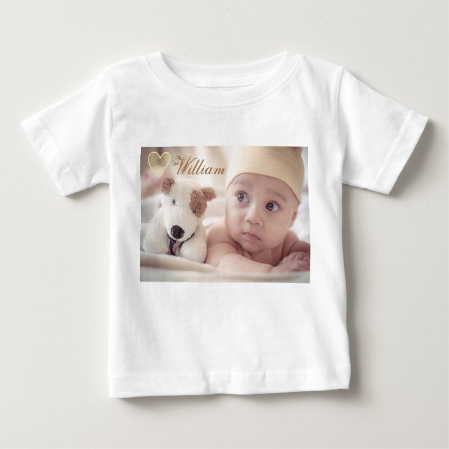 kundenspezifischer Fotobaby-T - Shirt (Vorderseite)