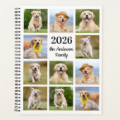 Kundenspezifischer Fotocollage-Spaß Erstellen Sie  Planer (Vorderseite)