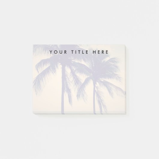 Kundenspezifischer Fotowasserzeichen-Hintergrund Post-it Klebezettel (Vorderseite)