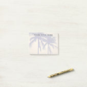 Kundenspezifischer Fotowasserzeichen-Hintergrund Post-it Klebezettel (Auf Schreibtisch)