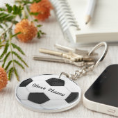 Kundenspezifischer Fußball Schlüsselanhänger (Vorderseite rechts)