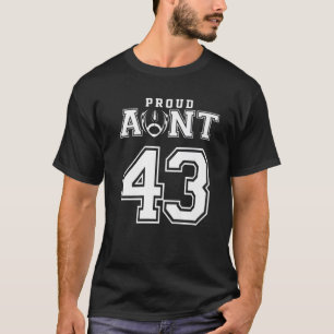 Kundenspezifischer Fußballtanz Nr. 43 Personalisie T-Shirt