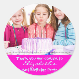 Kundenspezifischer Geburtstagsaufkleber: Der mein Runder Aufkleber