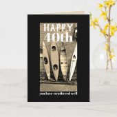 kundenspezifischer Geburtstagskarten-Spaßkajak Karte (Gelbe Blume)