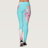 Kundenspezifischer gefärbte KrawatteMandala der Leggings (Rückseite)