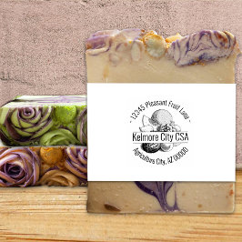 Kundenspezifischer gemischter Fruchtbauteil-Rundad Gummistempel