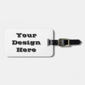 Kundenspezifischer Gepäckanhänger (Vorderseite horizontal)