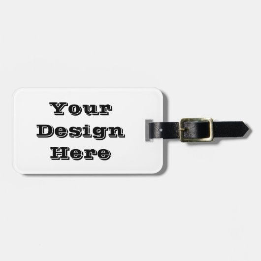 Kundenspezifischer Gepäckanhänger (Vorderseite horizontal)